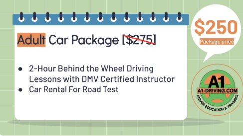 Adult car package - $250